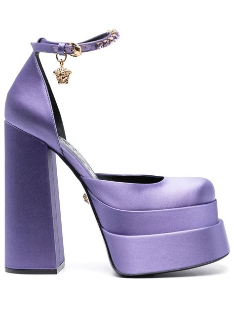 versace schuhe damen plateau|farfetch versace heels.